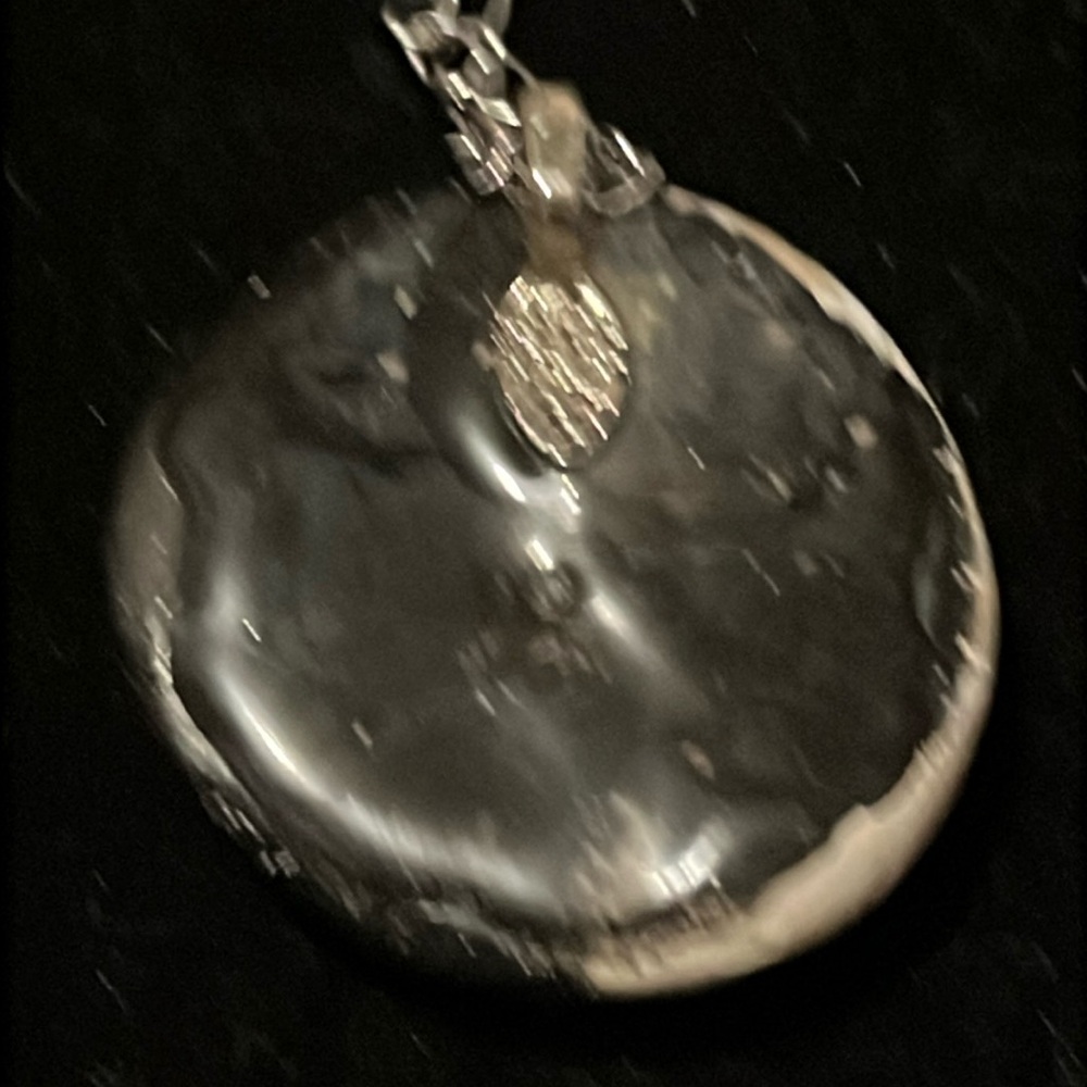 Black and White Pendant Necklace - Picture 2 of 16